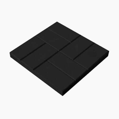 Плитка 8кирпичей черная