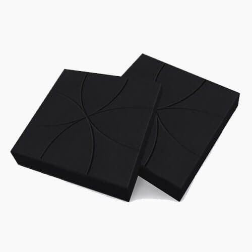 Плитка Радиус-Цветок черная