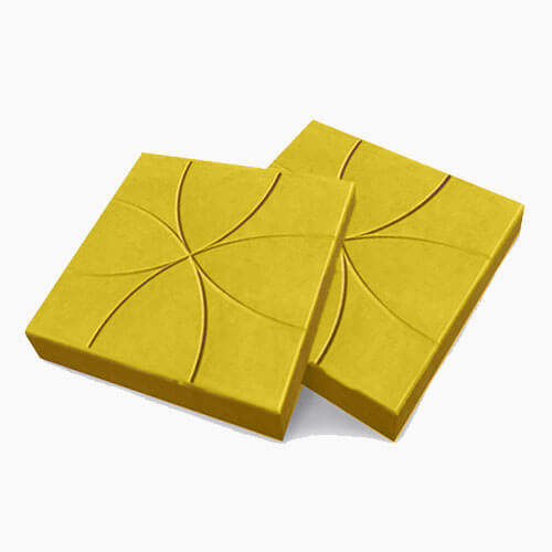 Плитка Радиус-Цветок желтая